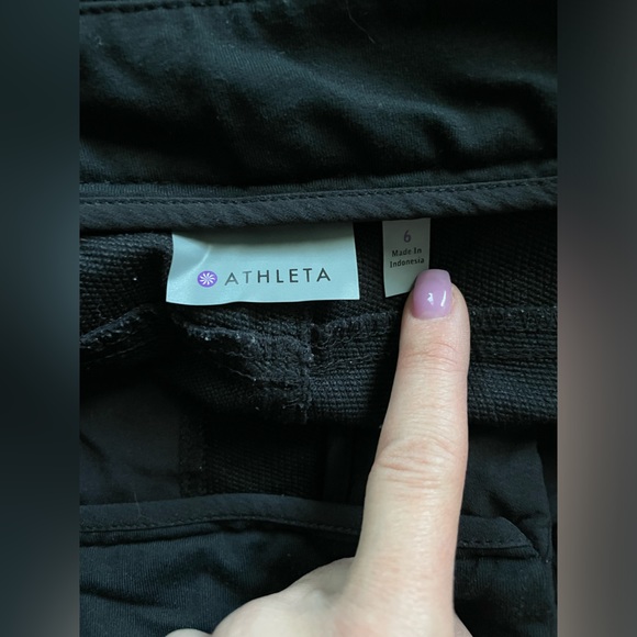 Athleta Black Wander Skinny Pants - Picture 7 of 8